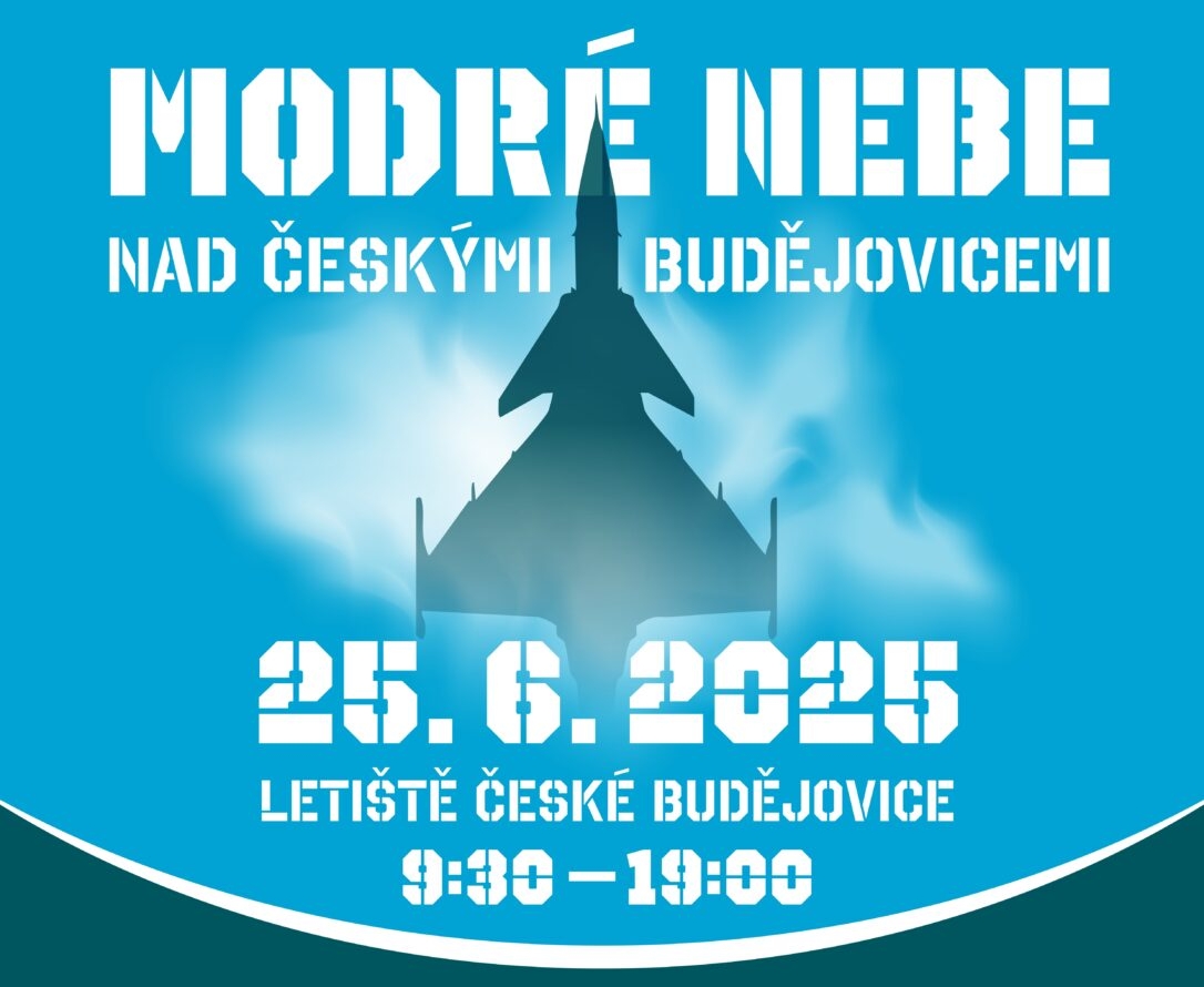 Modré nebe nad Českými Budějovicemi